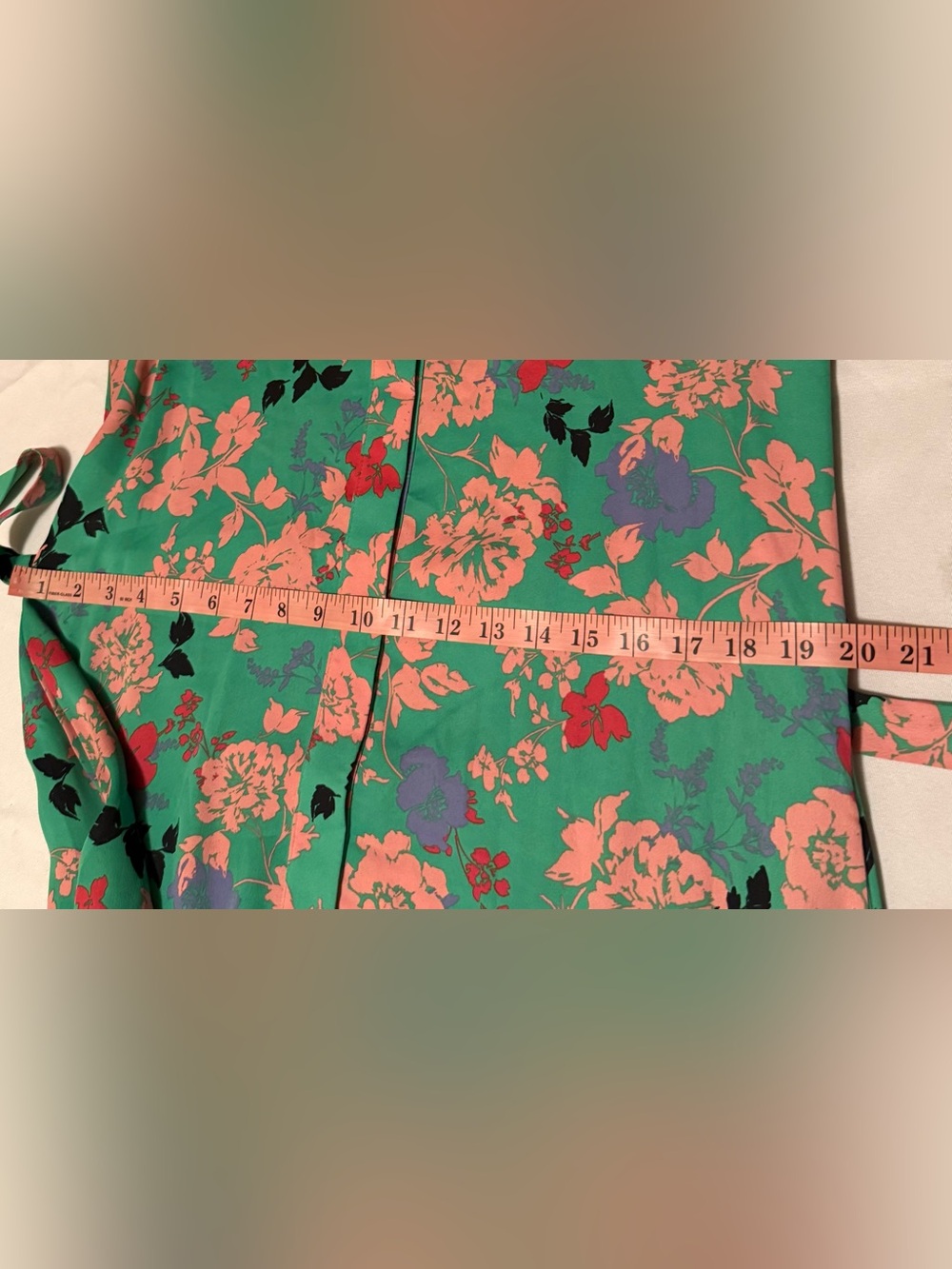 Misa Los Angeles Esmee Dress Green Floral Tie-Waist Maxi Dress Sz XS - Picture 10 of 11